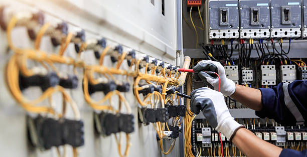 Professional Electrician technician working in Sanford, NC